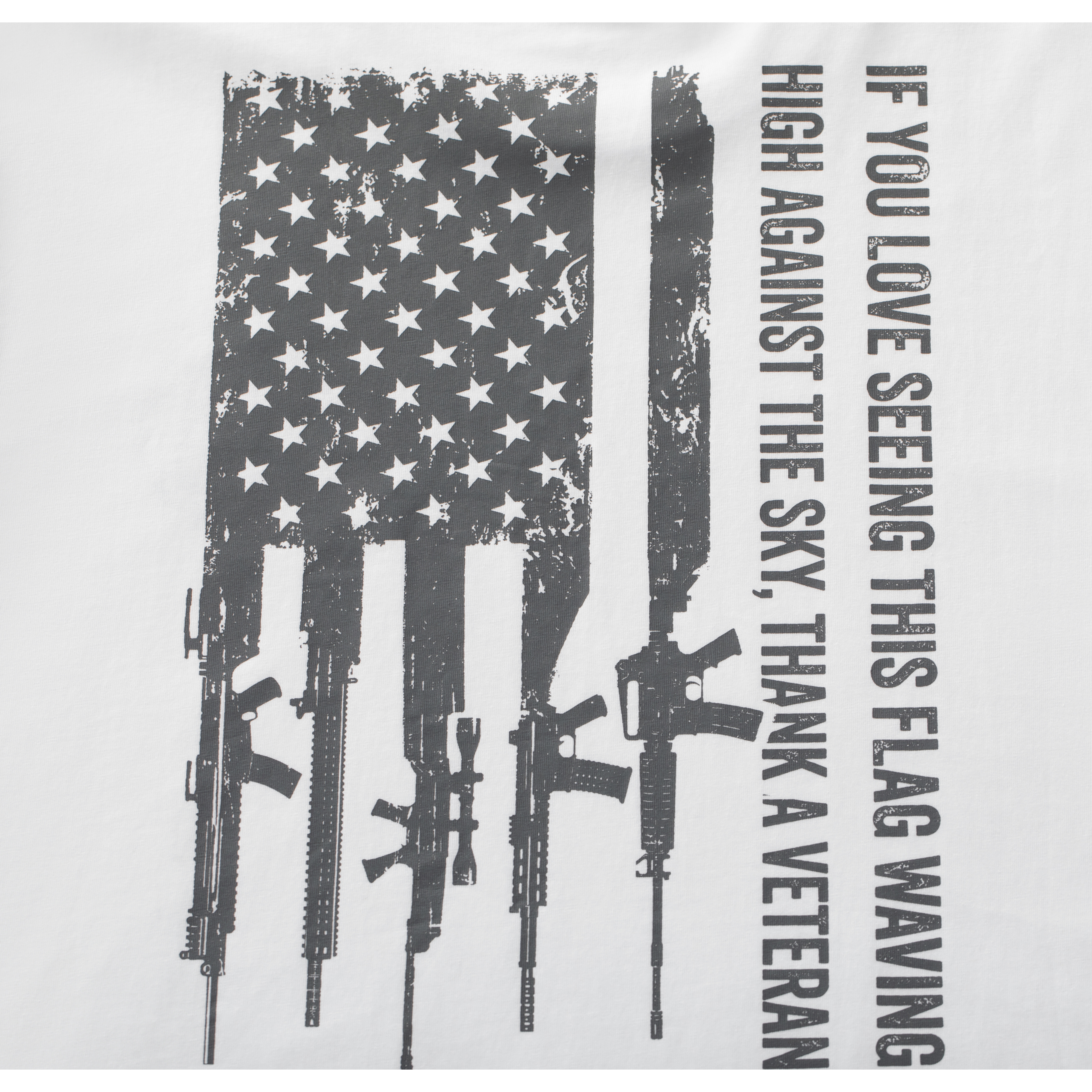 From the Flag Men's American Flag Veteran T-Shirt - Graphic Tees Military Short Sleeve T Shirt - Image 6